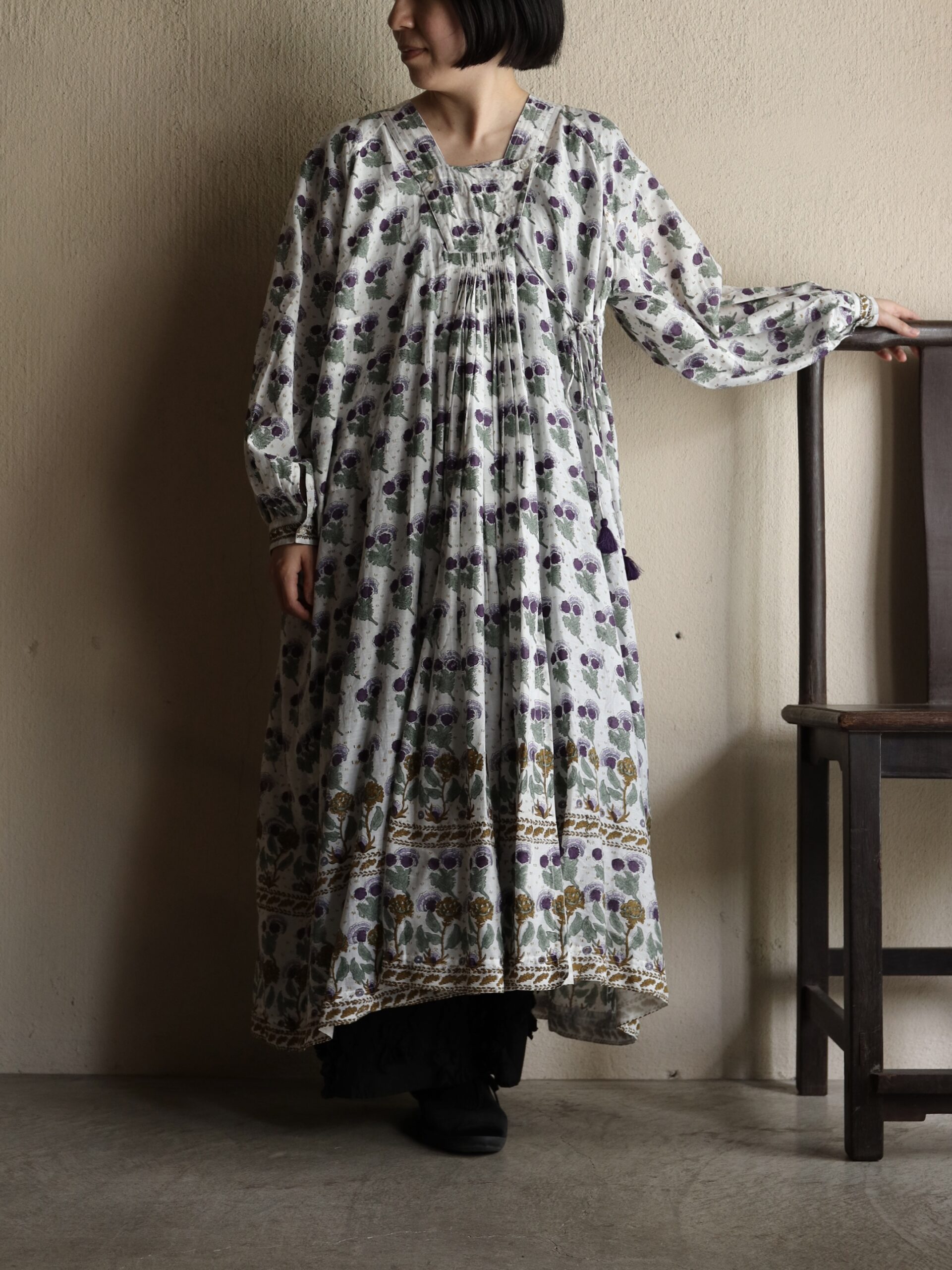 TOWAVASE「FLORIANE」ドレス BLUE